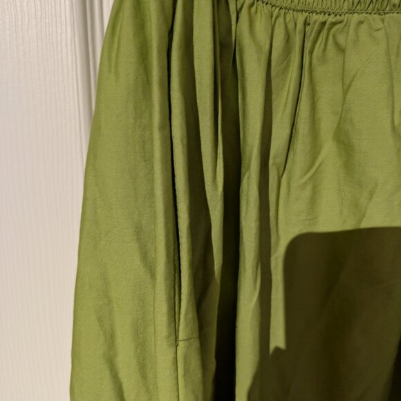 Pistachio Green Assymetrical Maxi Dress - Picture 5 of 7